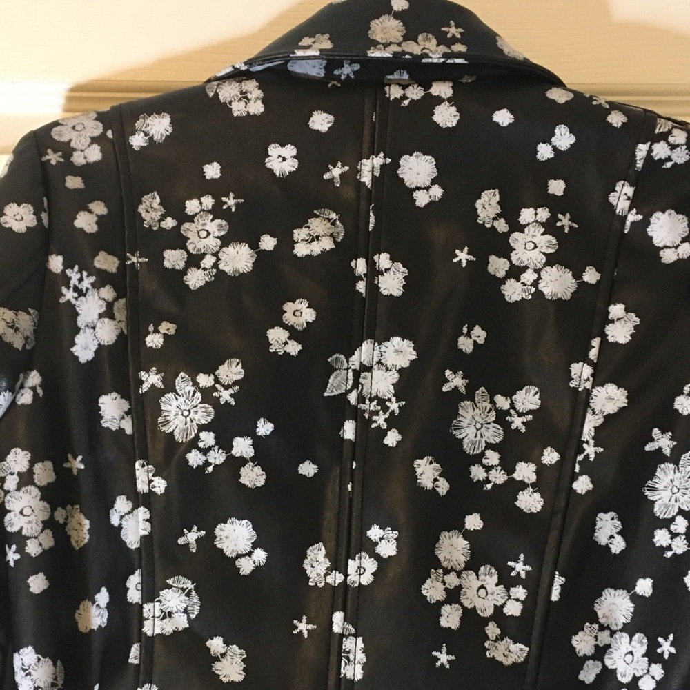 SOLD on Merc! Michael Kors Faux Leather Jacket NWT - Picture 6 of 8